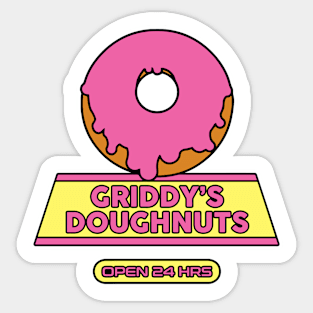 Donuts logo Sticker